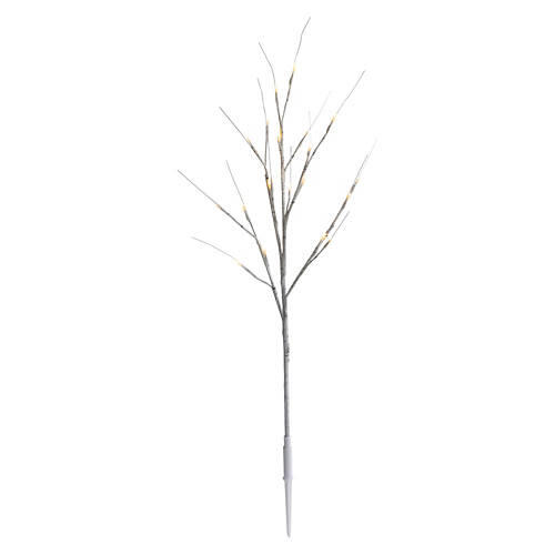 30" High Outdoor Birch Trees - White, 3 pack