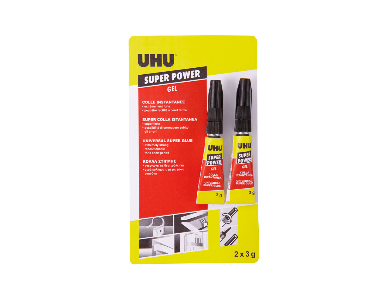 Universal Super Glue, Double-Sided Mounting Tape or Universal Repair Adhesive