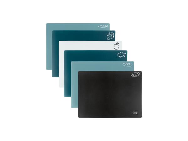 Flexibla skärbrädor, 6-pack
