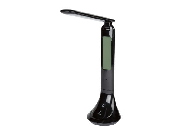 Livarno Home Cordless Desk Lamp with Clock