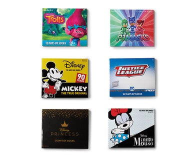 Licensed 12 Days of Socks