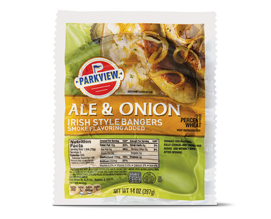 Parkview Irish Style Bangers Original or Ale & Onion