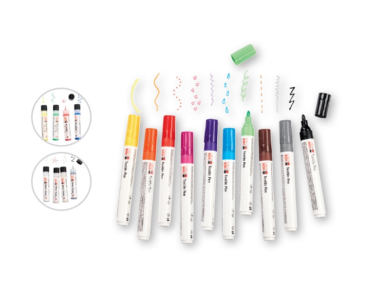 MARABU CREABOX Textile Felt Tip Pens