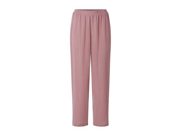 Esmara Ladies' Pink Muslin Pyjamas