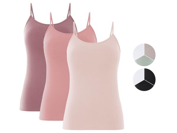 Ladies' Vests, 3 pieces