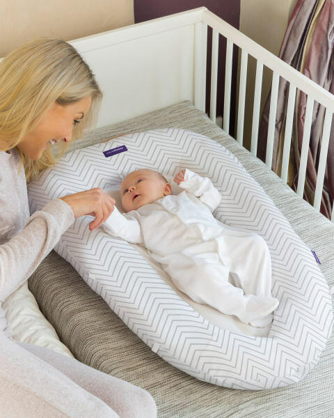 Clevamama Soft Grey Snuggle Nest