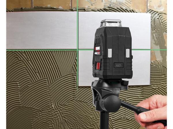 Aku křížový liniový laser 4 V