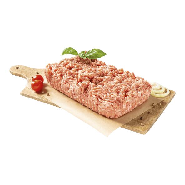 Gemischte Schweine- und Kalbshackfleischzubereitung