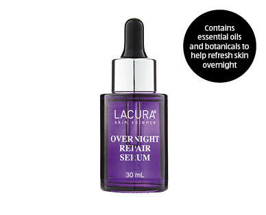Lacura Skin Science Overnight Repair Serum 30ml or Cream 50ml