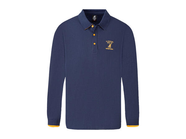 Men's Long- Sleeve Polo Shirt