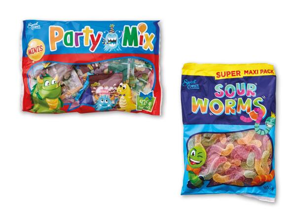 Sour Worms eller party-mix