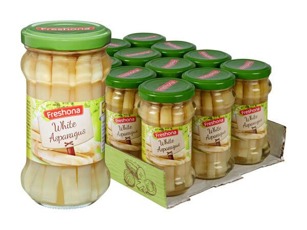 Pointes d'asperges blanches