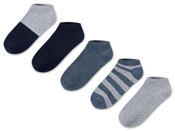 Kinder Sneakersocken, 5 Paar