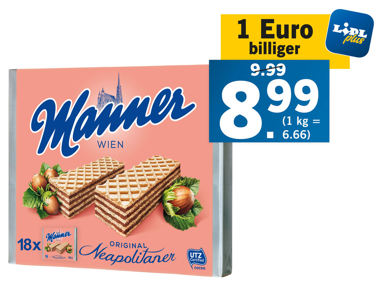 MANNER Neapolitaner Schnitten Großpackung