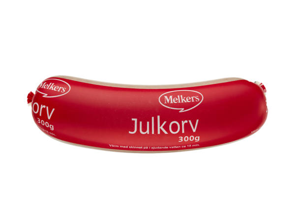 Melkers kokta julkorv