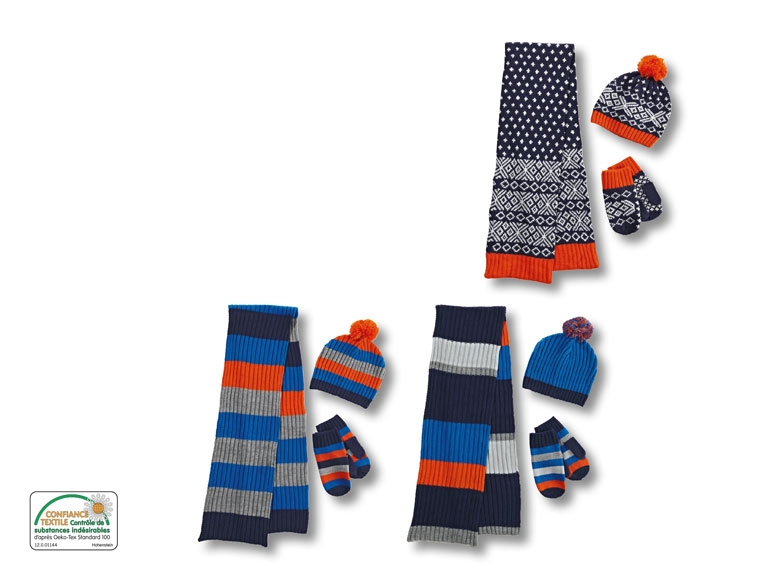 Set d'accessoires hiver, 3 pièces