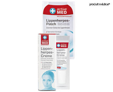 ACTIVE MED 
 CRÈME/PATCH CONTRE L'HERPÈS LABIAL