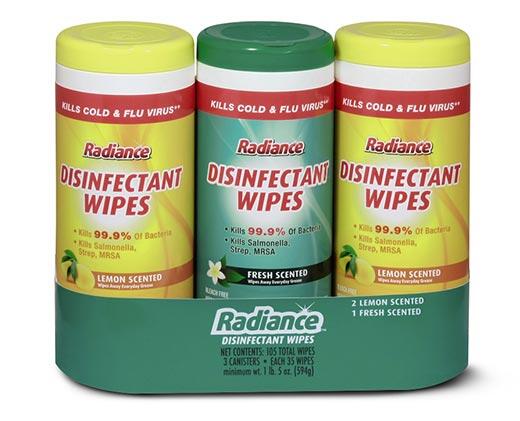 Radiance 
 Disinfectant Wipes Lemon and Fresh Multipack