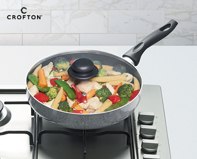 28CM FRYPAN WITH GLASS LID