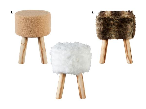 Tabouret en fourrure