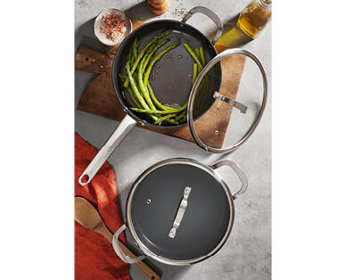 Hard Anodised Casserole or Sauté Pan with Lid 24cm