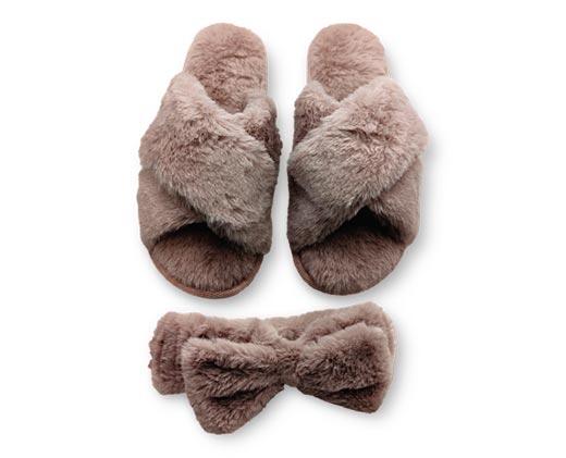 Serra 
 Ladies' Slippers with Headband Set