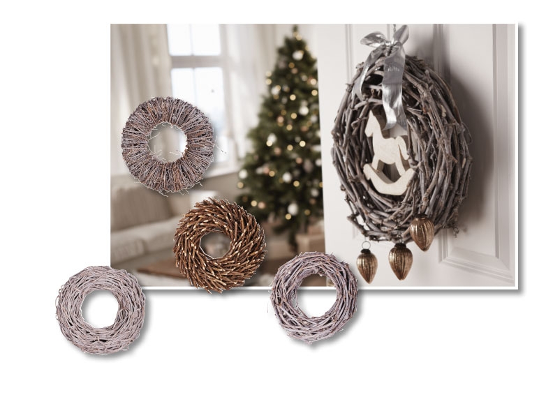 Couronne naturelle de Noël