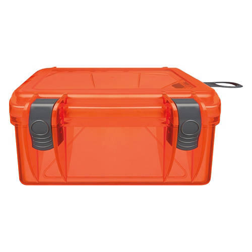 Large Watertight Case with Gear Divider, Orange