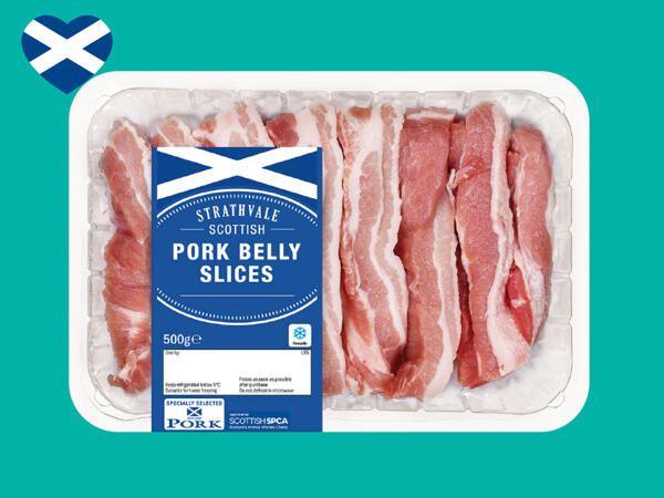 Strathhvale Scottish Pork Belly Slices