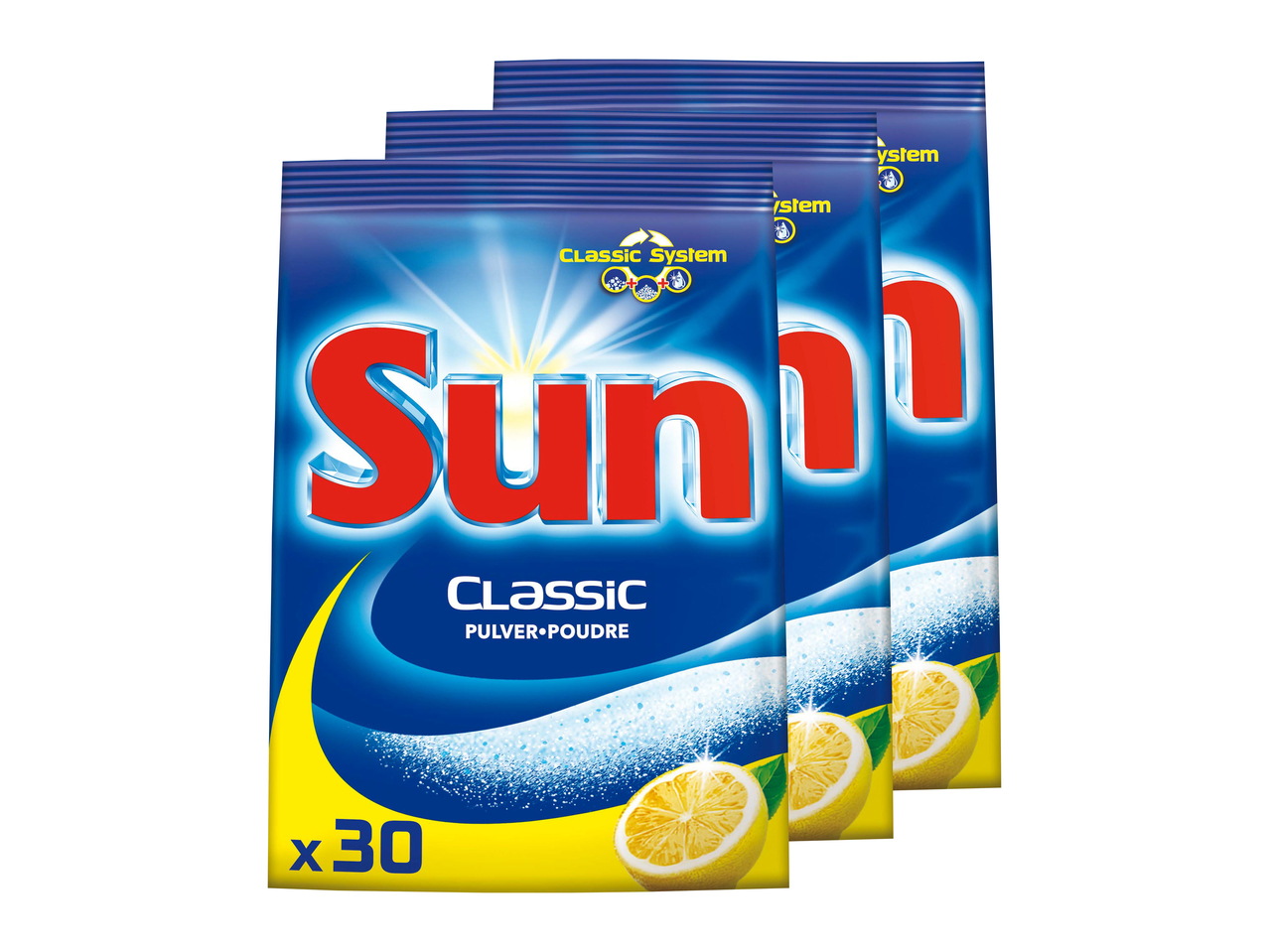 Poudre lave-vaisselle lemon Sun
