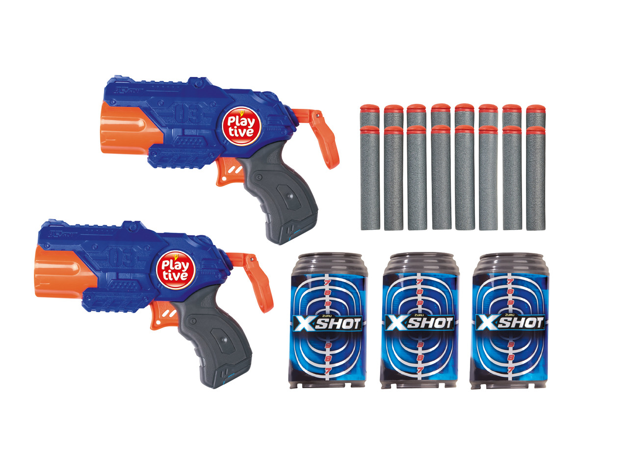 X-SHOT PISTOLE / NÁHRADNÍ NÁBOJE