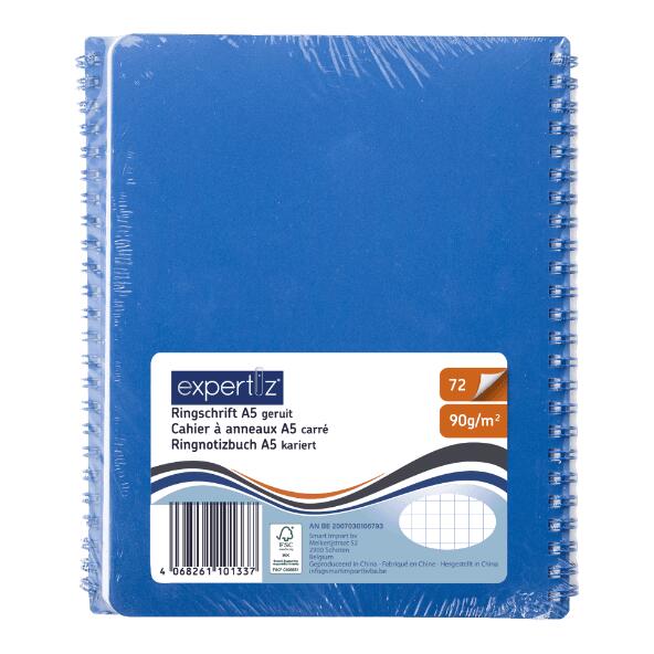 EXPERTIZ(R) 				Cahier à anneaux A4 (1 pce) ou A5 (2 pcs)