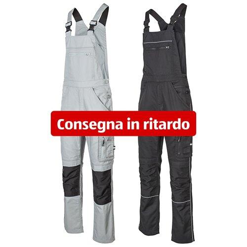 TOPCRAFT Pantaloni da lavoro con bretelle da uomo