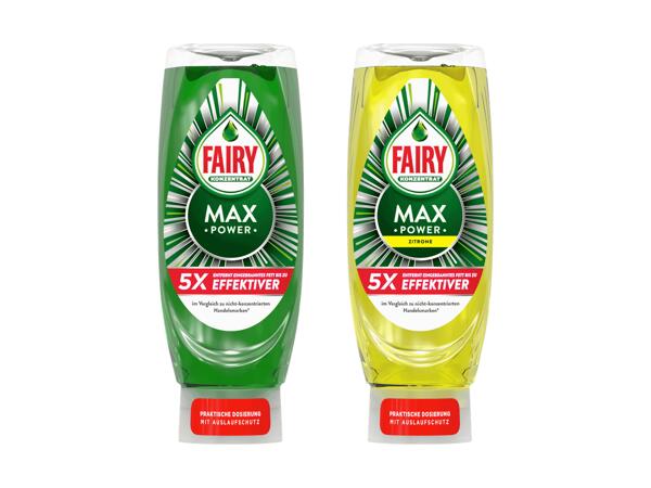 Liquide vaisselle Max Power Fairy (action valable uniquement en Suisse alémanique et au Tessin)