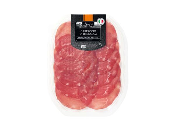 Deluxe Bresaola Carpaccio