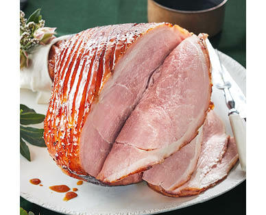 Triple Smoked Half Leg Ham on the Bone per kg