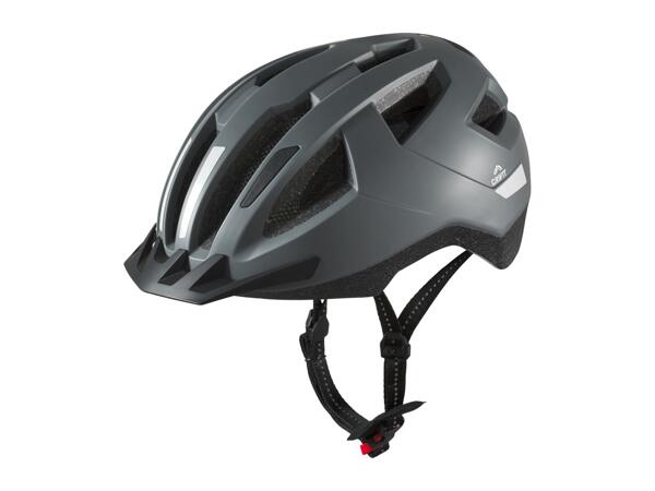 CRIVIT Adult's Cycle Helmet with Rear Light - Grey
