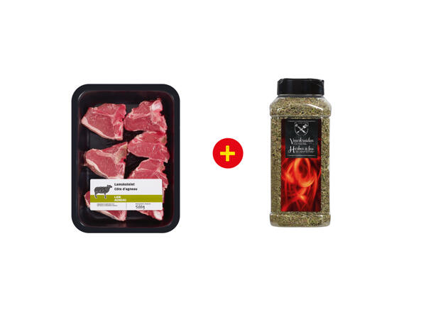 Côtes d'agneau juteuses