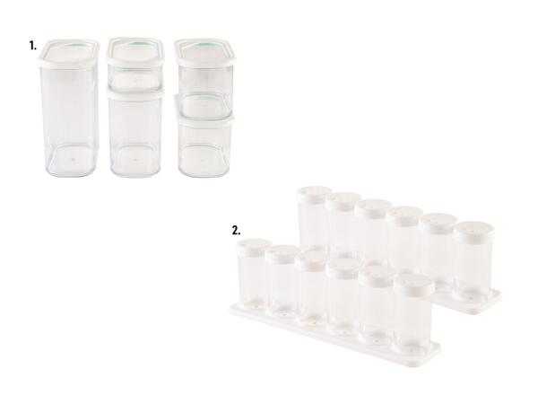 Set de boîtes à provisions/​à épices
