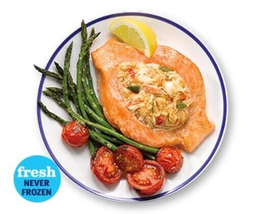 Fresh 
 Stuffed Atlantic Salmon