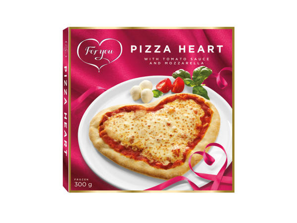 Hjärtformad pizza