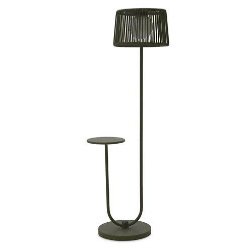 LECO Stehlampe mit Ablagetisch, Lindgrün