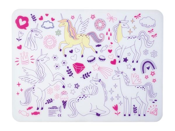 Crelando Reusable Colouring Mat - Unicorn