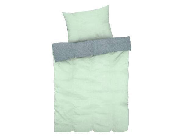 Single reversible chambray winter bedlinen