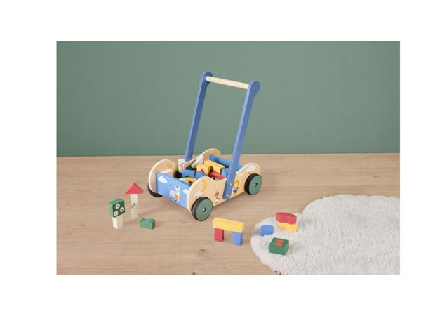 Lupilu Wooden Baby Walker/​Activity Cube