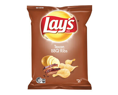 Lay's Chips Texan BBQ Ribs 175g