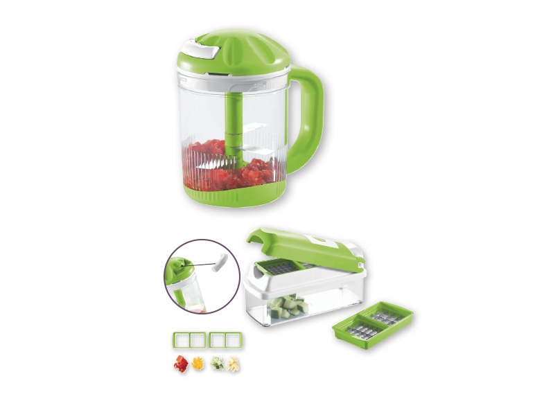 ERNESTO Mini Chopper/Multi-Slicer