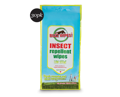 Insect Repellent Wipes 30pk