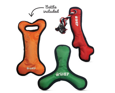 Shep 3-Piece Dog Toy Set