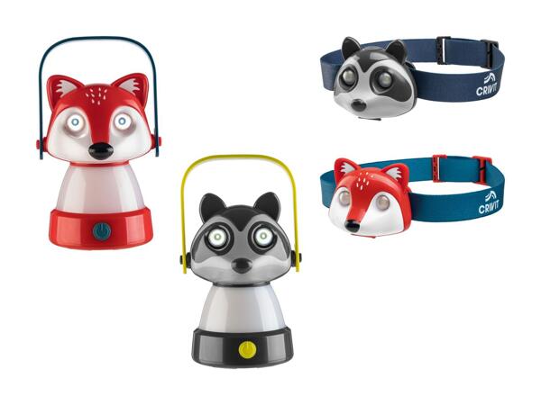 Lampada da campeggio/lampada frontale basic per bambini